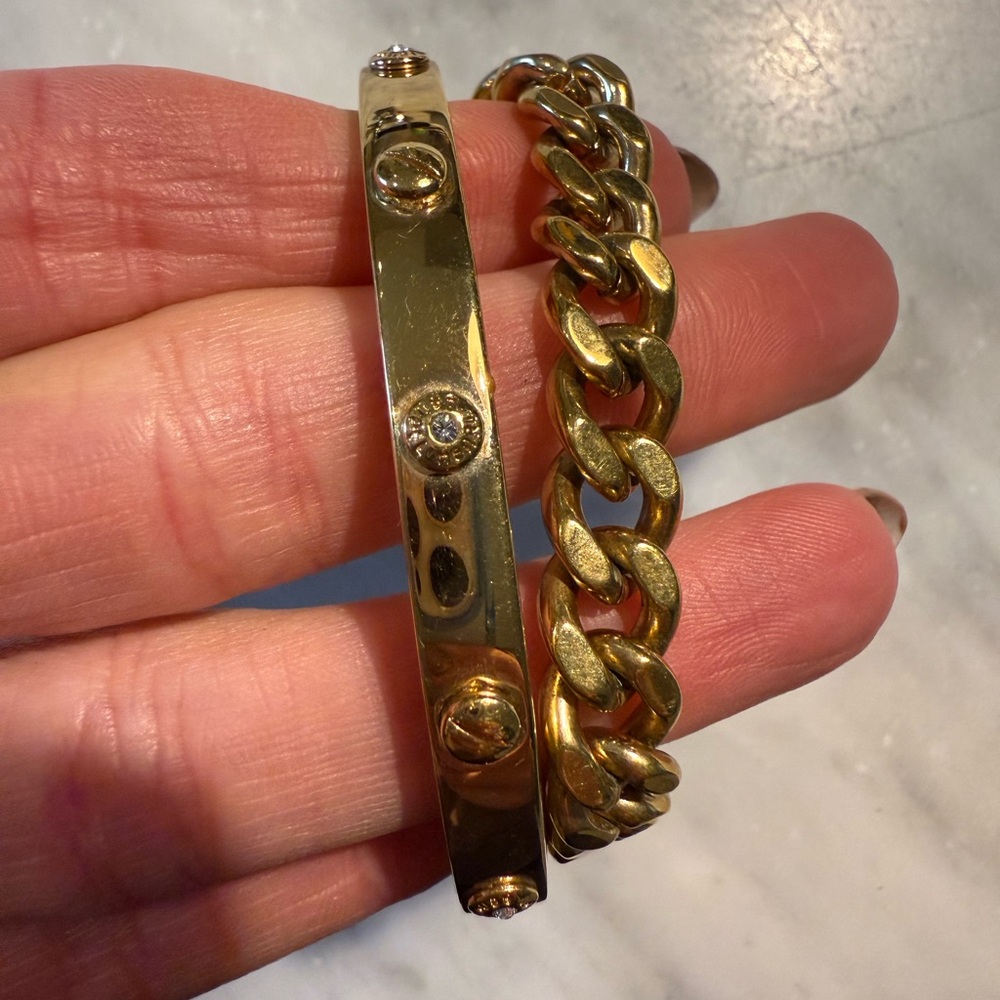 Gold Bracelet Set
